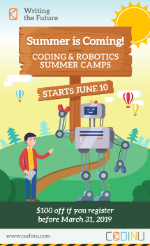 Codinu Coding & Robotics Summer Camps Creative
